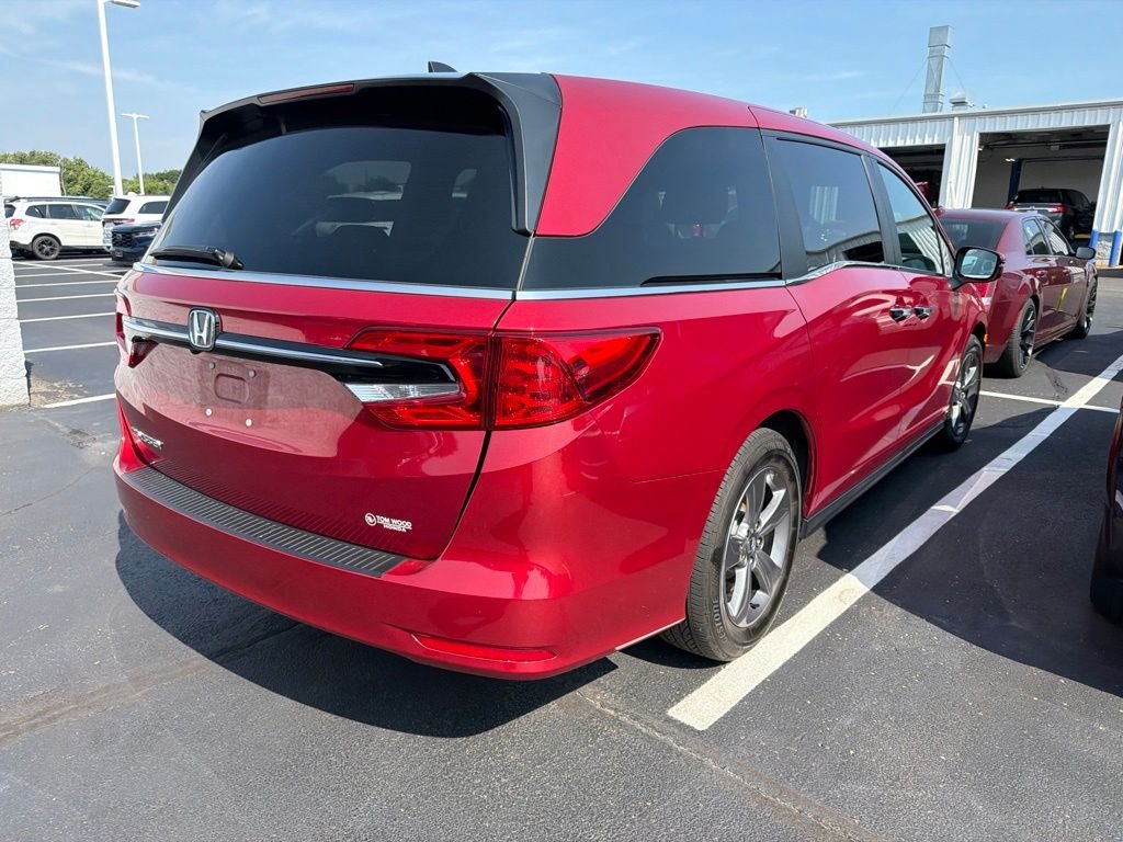 Certified Used 2024 Radiant Red Metallic II Honda EX image 3