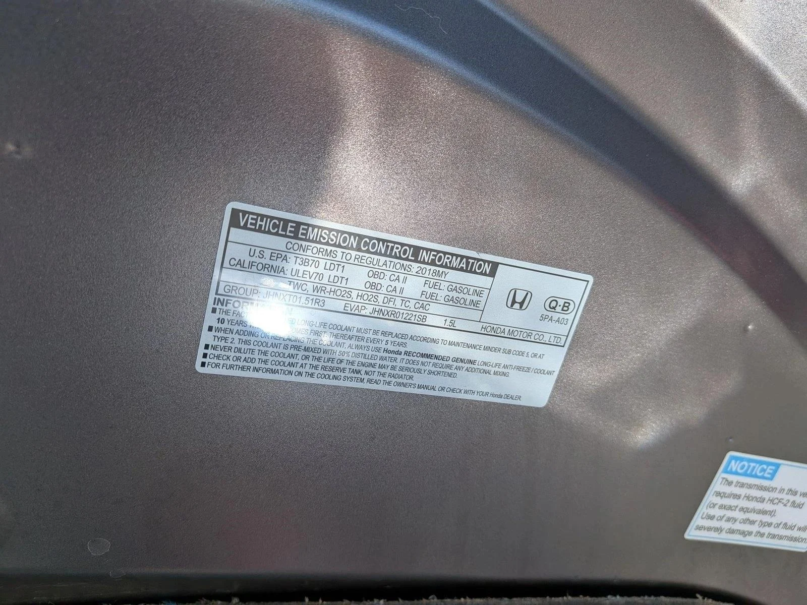 Used 2018 Silver/Gray Honda EX image 24