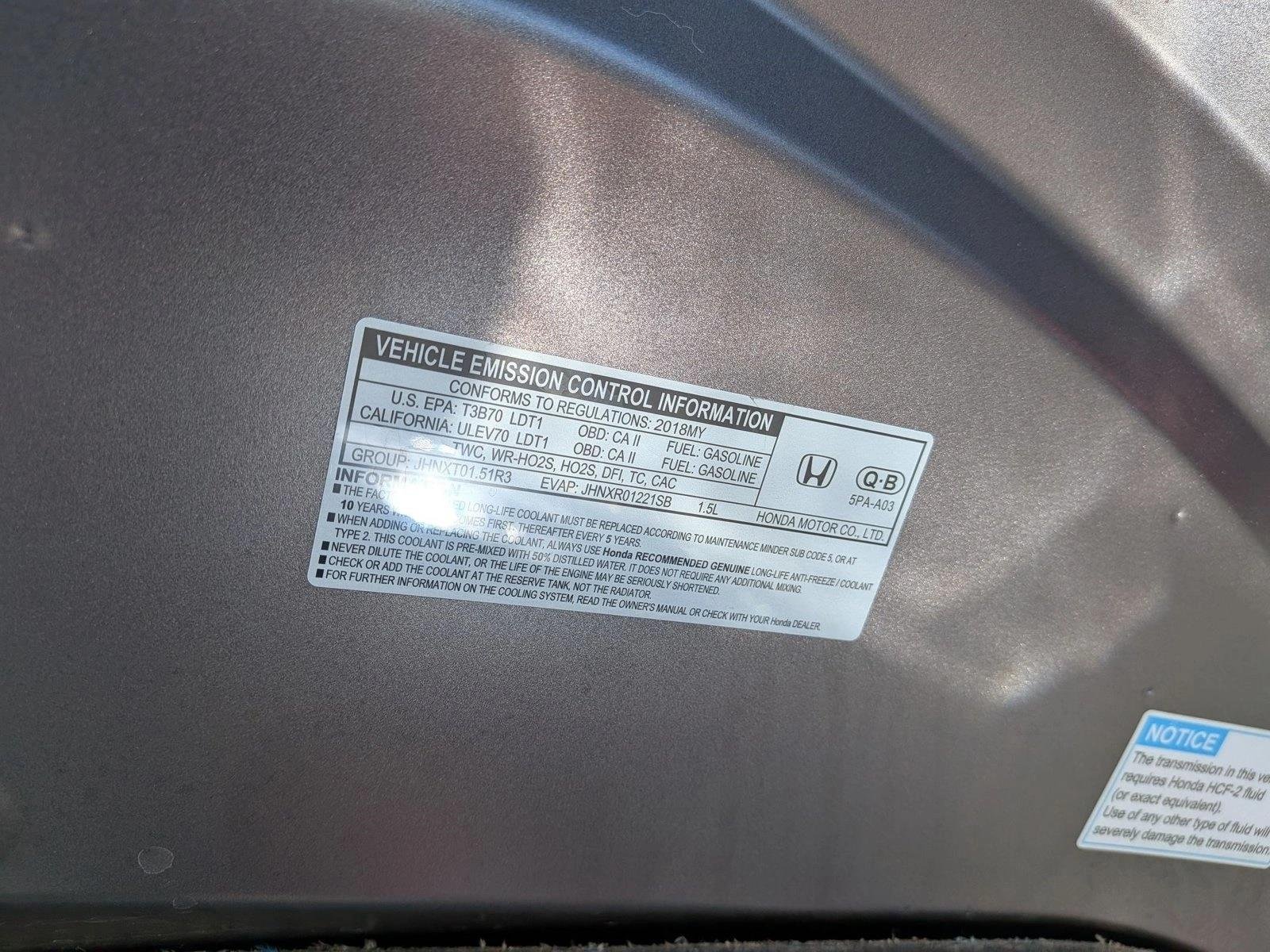 Used 2018 Silver/Gray Honda EX image 24