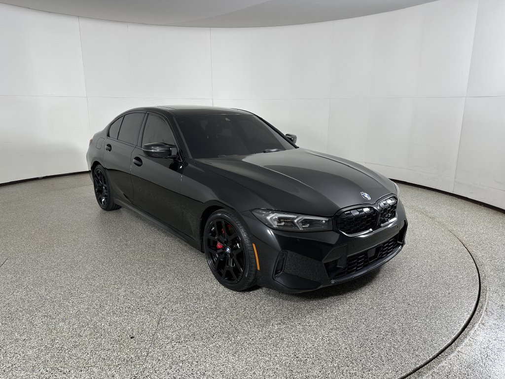 Certified Used 2025 Black Sapphire Metallic BMW M340i xDrive image 4