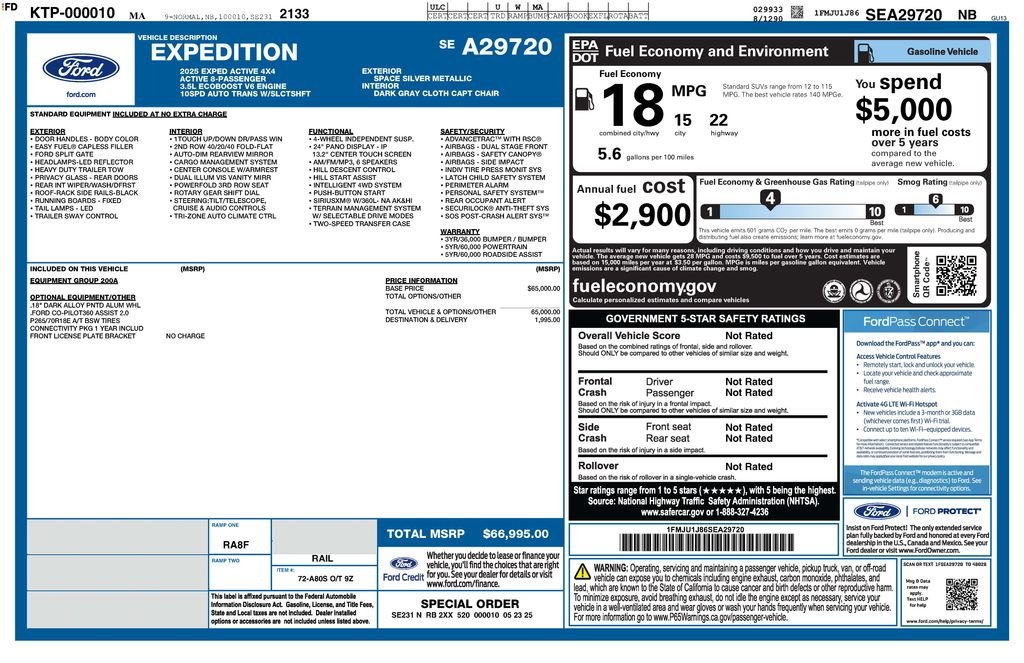 Used 2025 Silver Metallic Ford Active image 3