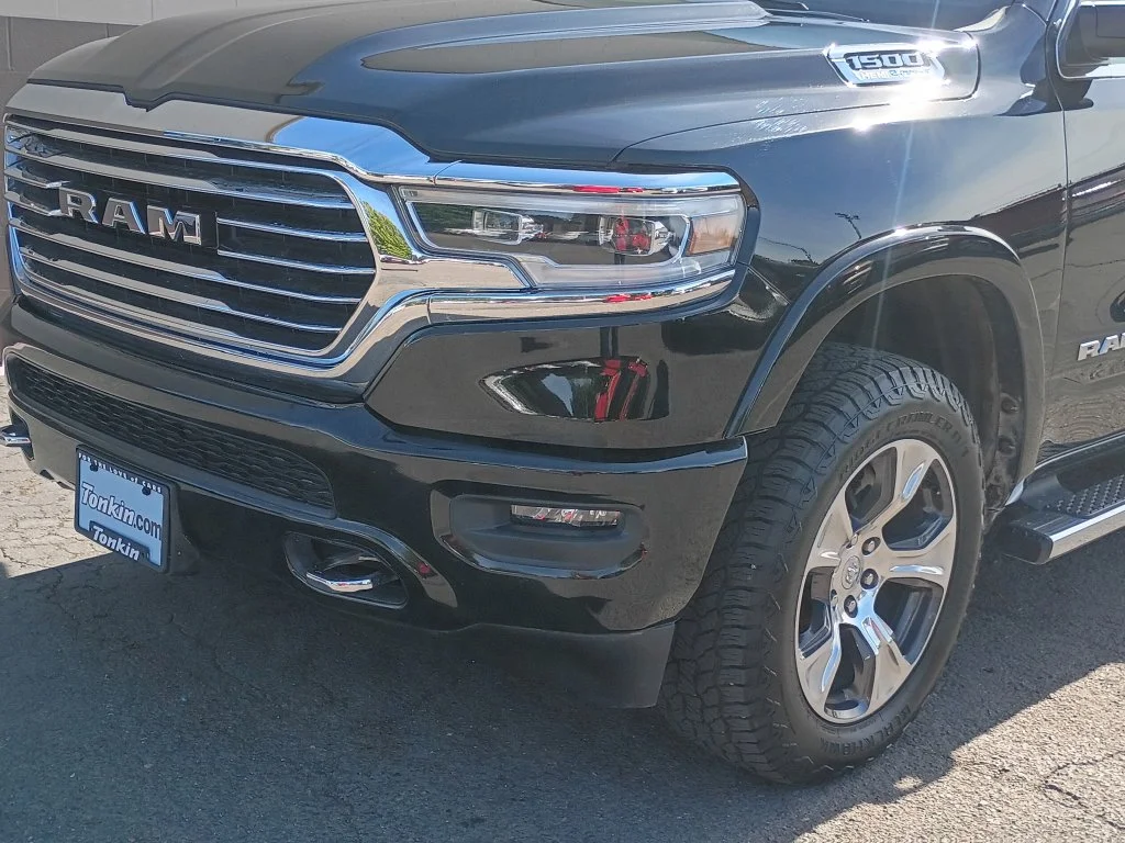 Used 2023 Diamond Black Crystal Pearlcoat Ram Laramie Longhorn image 11