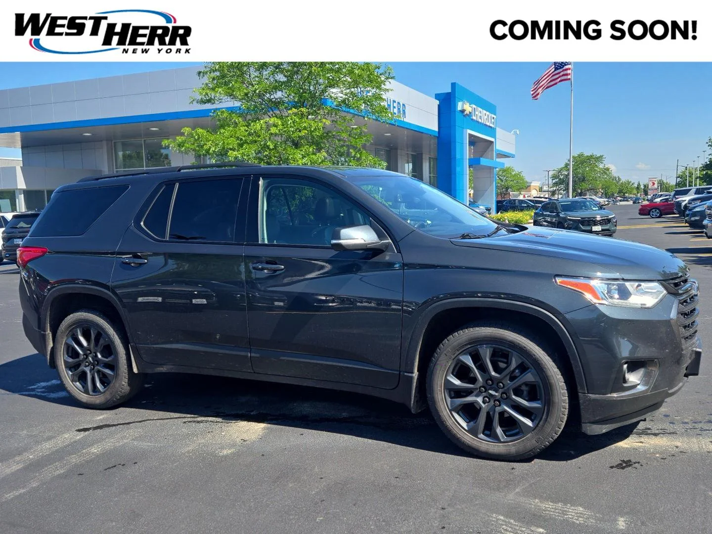 Used 2021 Graphite Metallic Chevrolet RS image 1