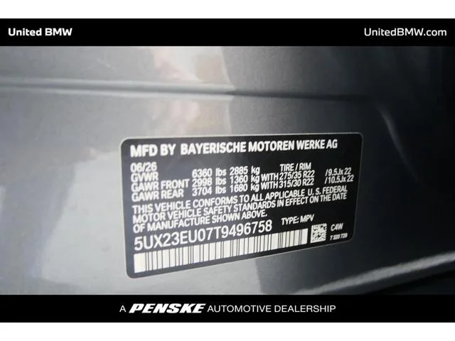 New 2026 Skyscraper Grey Metallic BMW X5 40i image 23
