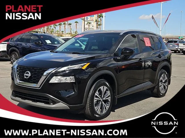 Certified Used 2023 Super Black Nissan SV image 1