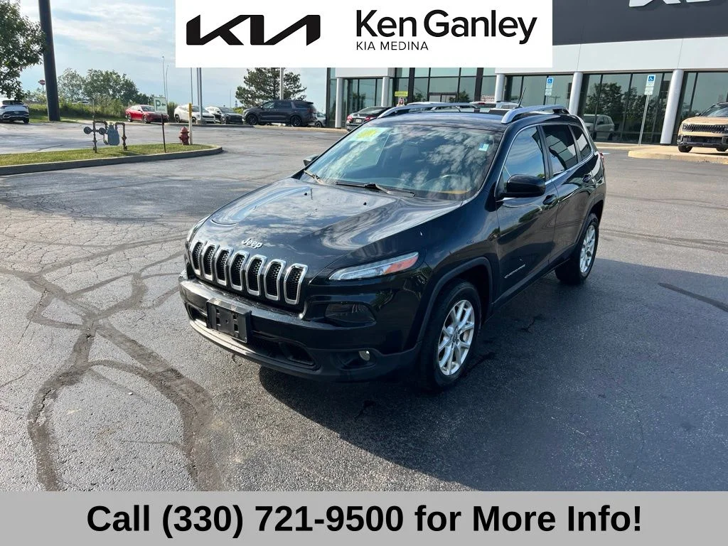 Used 2015 Jeep Cherokee Latitude with VIN 1C4PJMCBXFW794866 for sale in Medina, OH