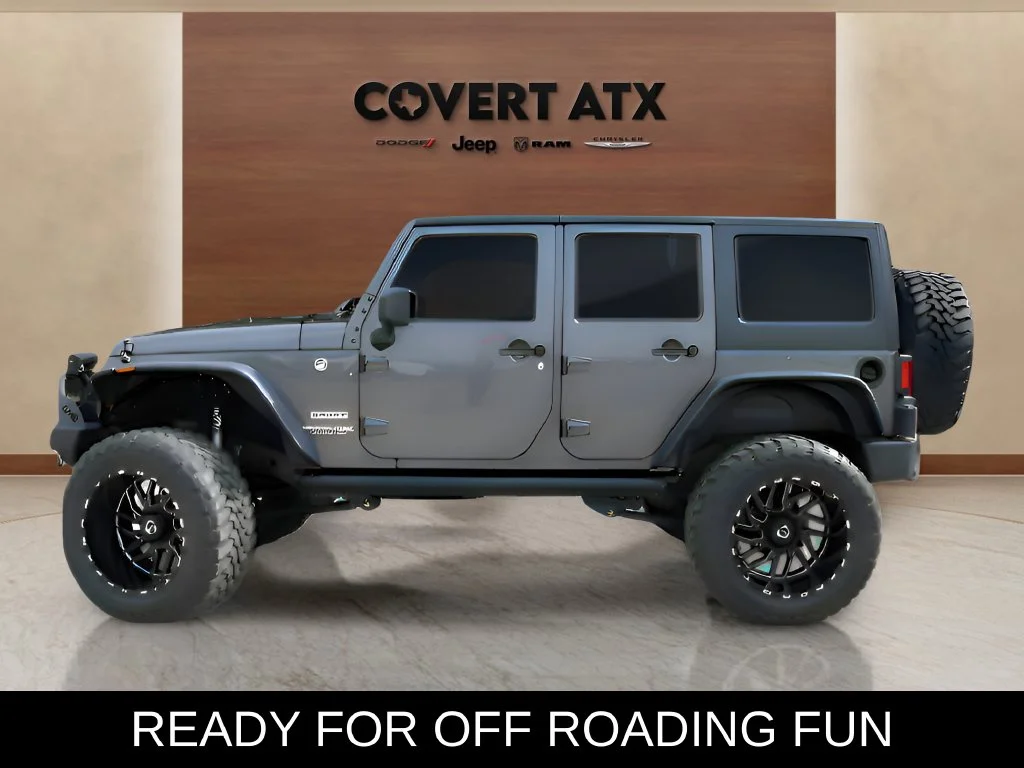 Used 2018 Gray Jeep Unlimited Sport image 2