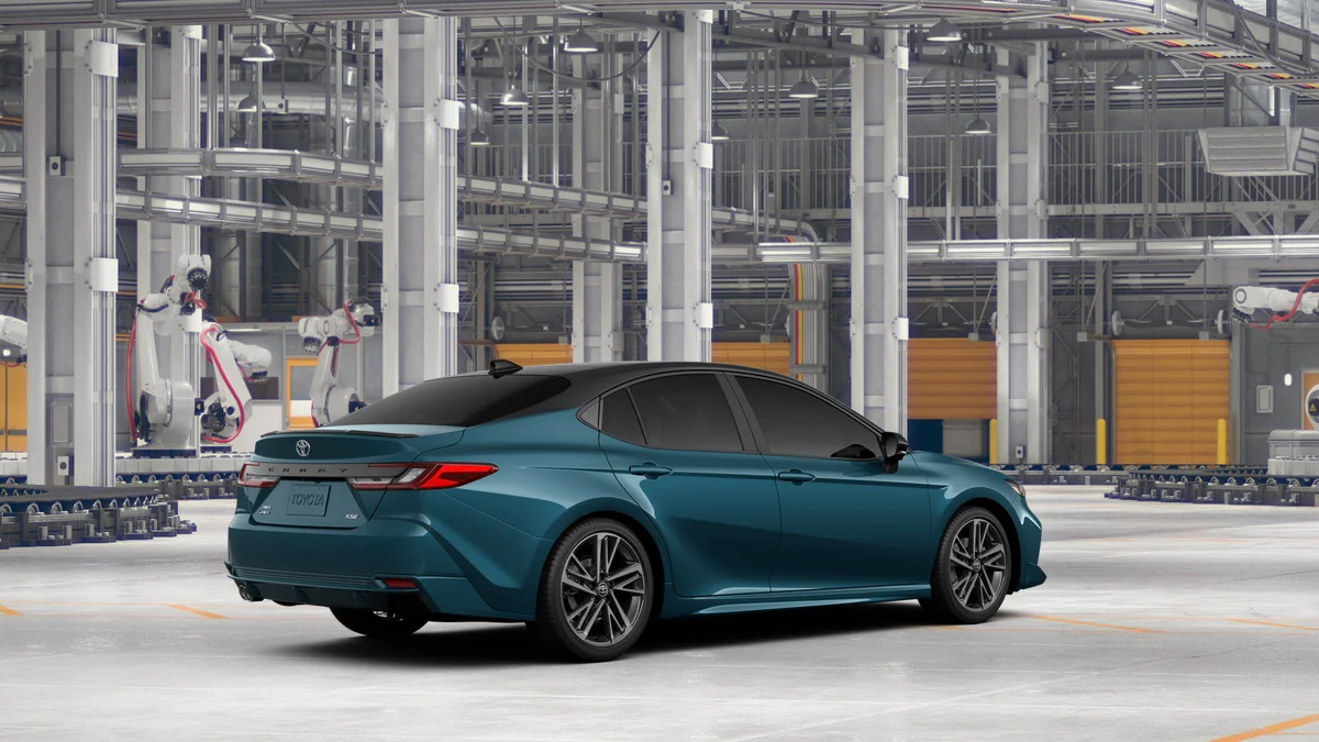 New 2026 Ocean Gem with Midnight Black Metallic roof Toyota XSE image 10