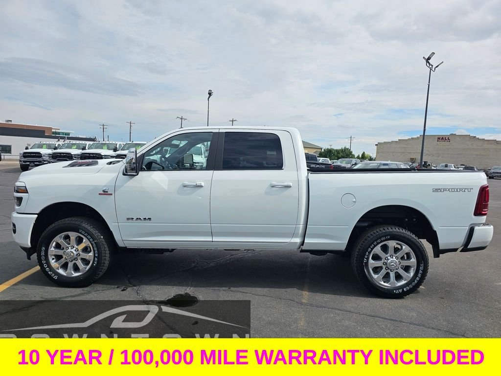 New 2026 Bright White Clear-Coat Exterior Paint RAM Laramie image 6