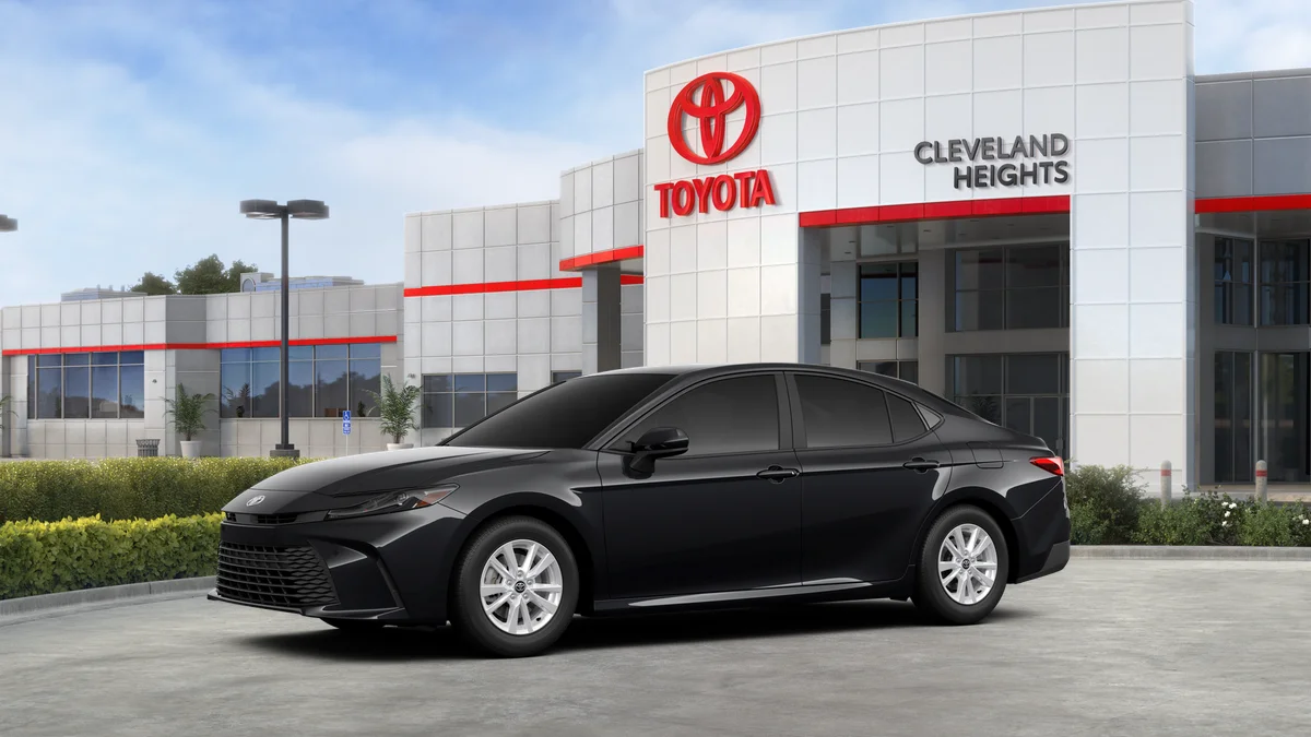 New 2026 Midnight Black Metallic Toyota LE image 2