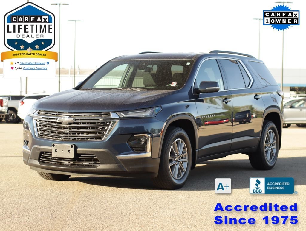 Used 2023 Northsky Blue Metallic Chevrolet LT Cloth image 3