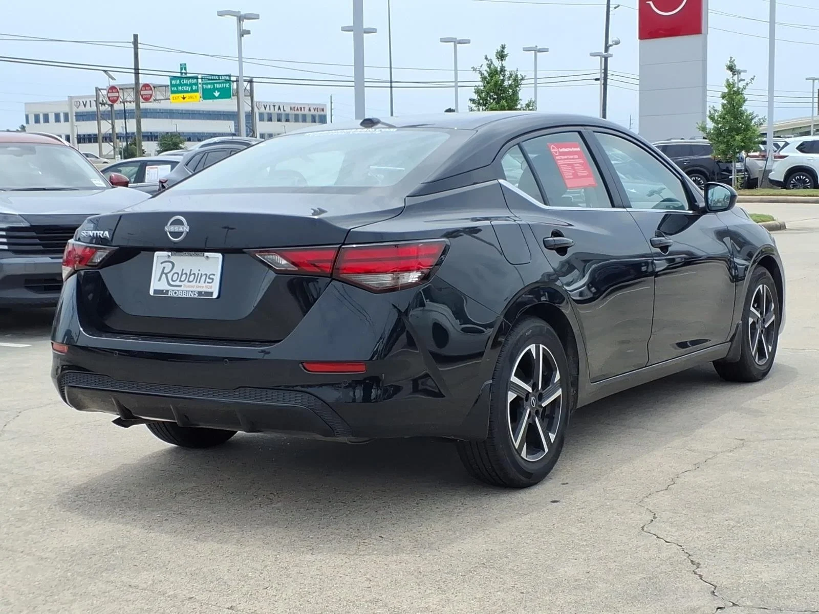 2025 Nissan Sentra SV Black at Robbins Nissan