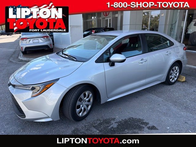 Used 2024 Classic Silver Metallic Toyota LE image 1
