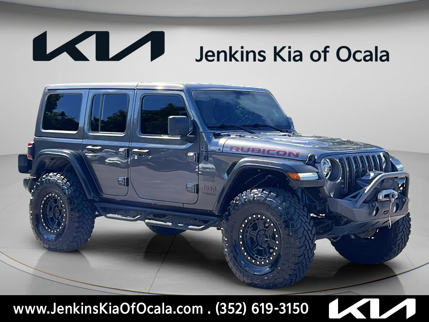 Used 2020 Granite Crystal Metallic Clearcoat Jeep Rubicon image 9