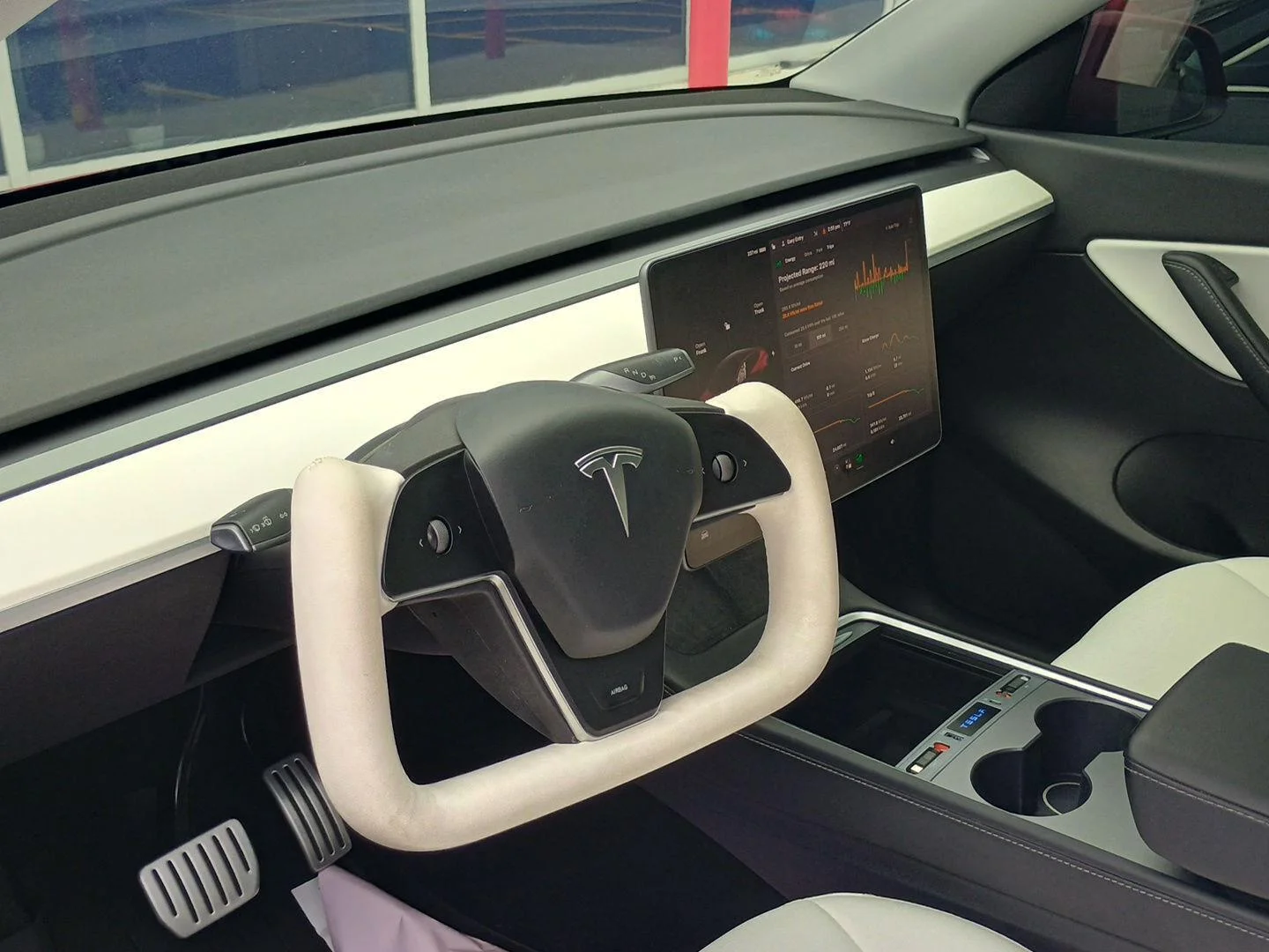 Used 2021 Red Multi-Coat Tesla Performance image 4