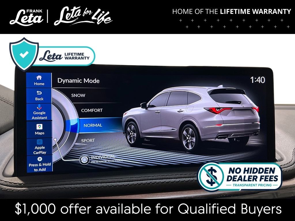 New 2026 Majestic Black Pearl Acura w/Advance Package image 25