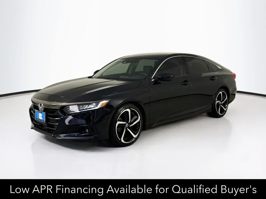 Certified Used 2021 Crystal Black Pearl Honda Sport Special Edition image 3