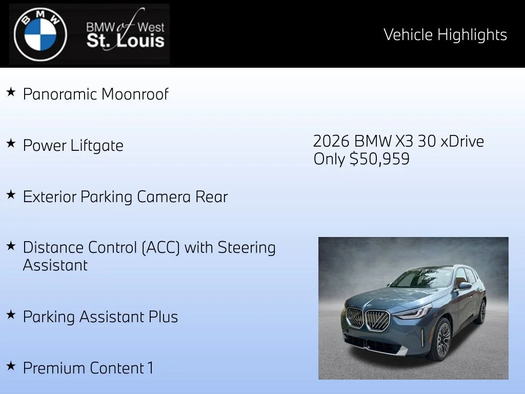 Certified Used 2026 Blue BMW 30 xDrive image 16