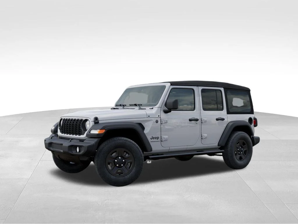 New 2026 Bright White Clear-Coat Exterior Paint Jeep Sport image 2