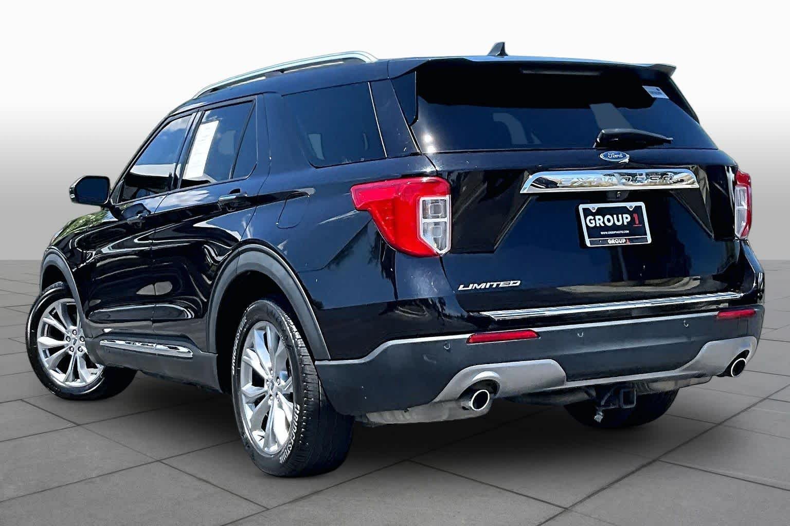 Used 2021 Agate Black Metallic Ford Limited image 12