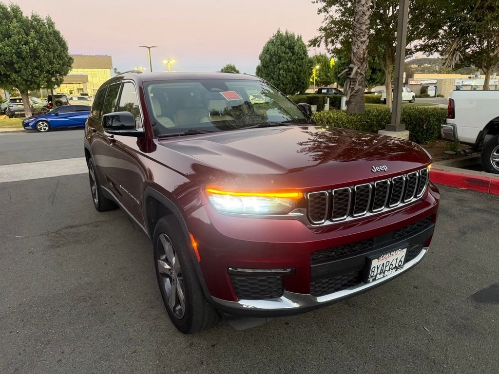 Used 2021 Red Jeep Limited image 1