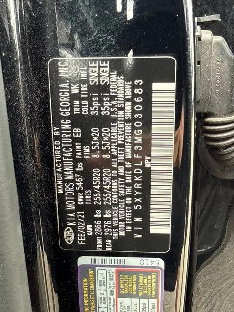 Used 2021 Ebony Black Kia SX Prestige X-Line image 11