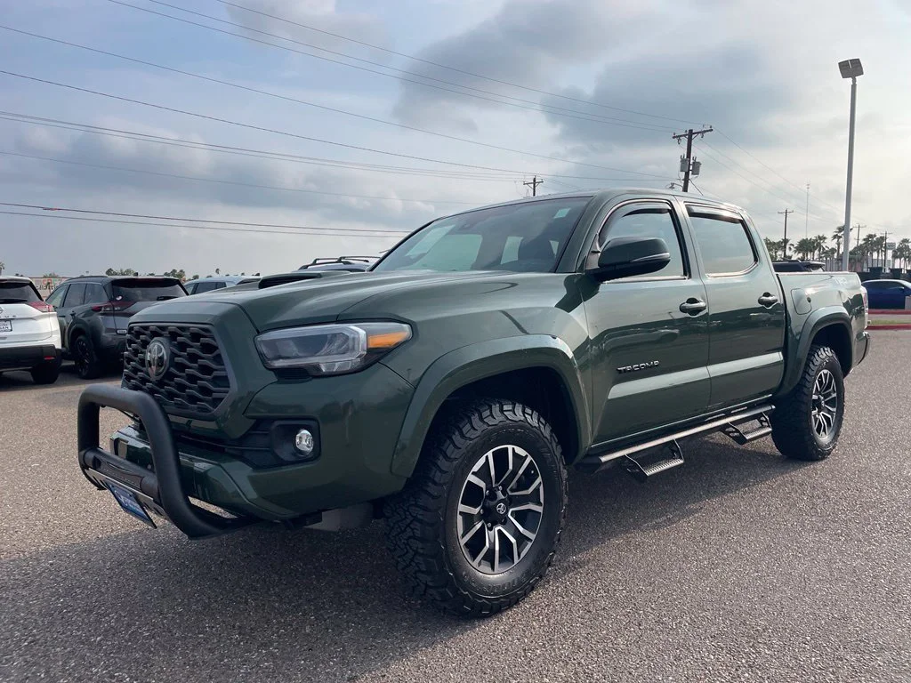 Used 2021 Green Toyota TRD Sport image 3