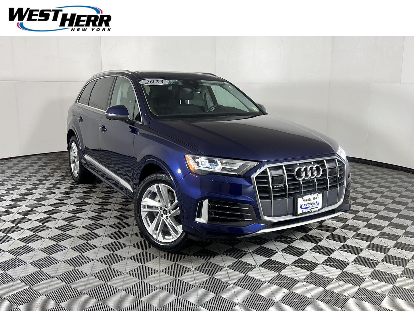 Used 2023 Navarra Blue Metallic Audi Premium Plus image 1
