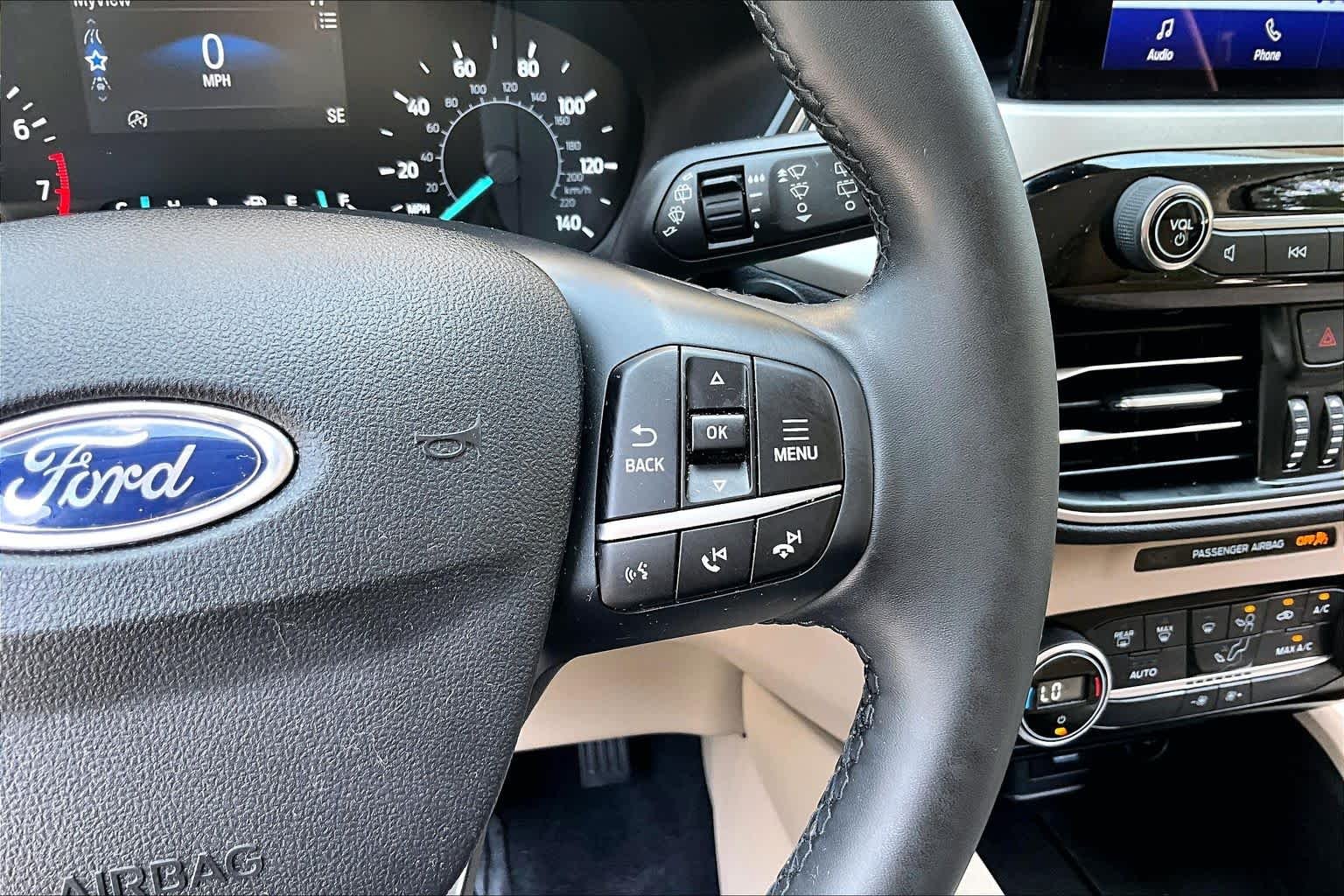 Used 2021 Antimatter Blue Metallic Ford SE image 24