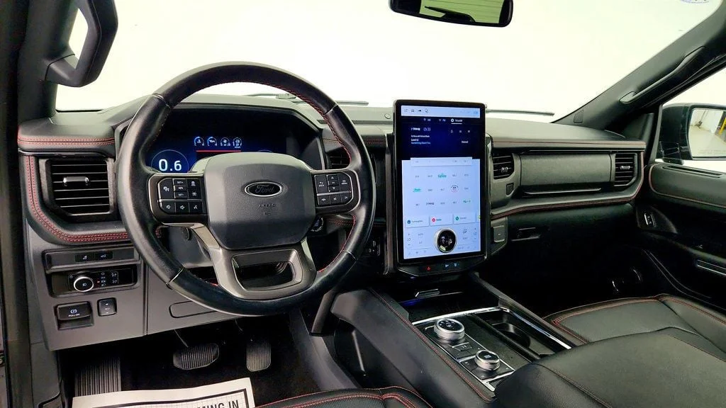 Used 2023 Dark Matter Metallic Ford Limited 4x4 w/ Stealth Edition Pkg, ControlTrac & 22
