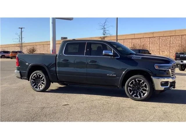 New 2026 Forged Blue Metallic  Paint Ram LIMITED LONGHORN CREW CAB 4X4 5