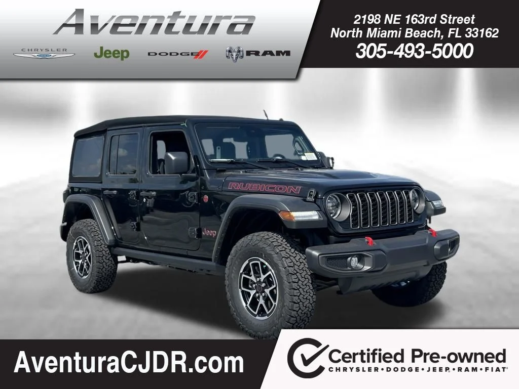 Used 2024 Black Jeep Rubicon image 1