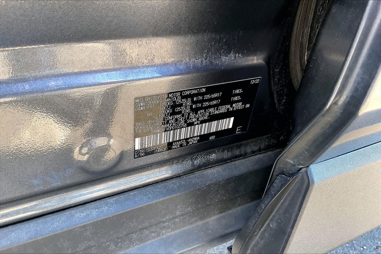 Certified Used 2023 Magnetic Gray Metallic Toyota XLE image 36