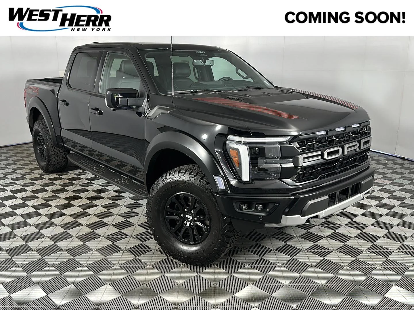 Used 2025 Agate Black Metallic Ford Raptor image 1