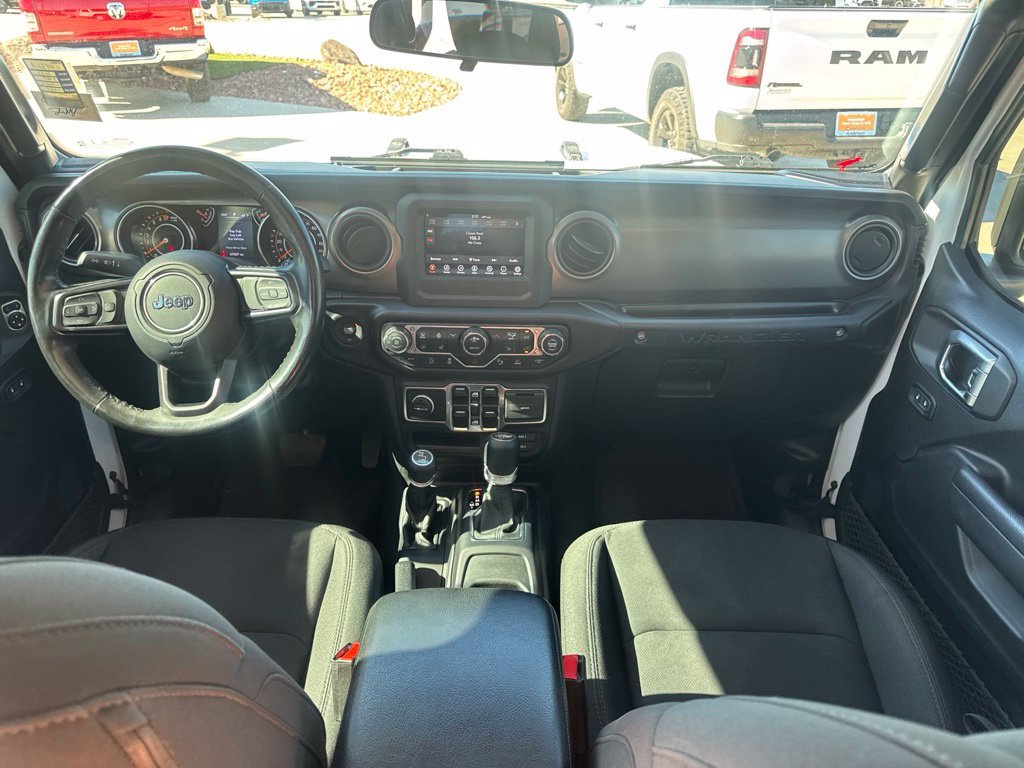Certified Used 2022 White Jeep Unlimited Sport S image 12
