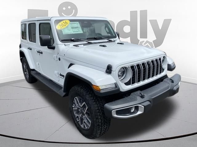 New 2026 Bright White Clear-Coat Exterior Paint Jeep Sahara image 7