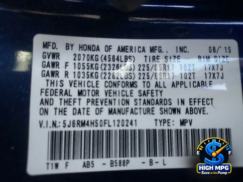 Used 2015 Blue Honda EX image 32