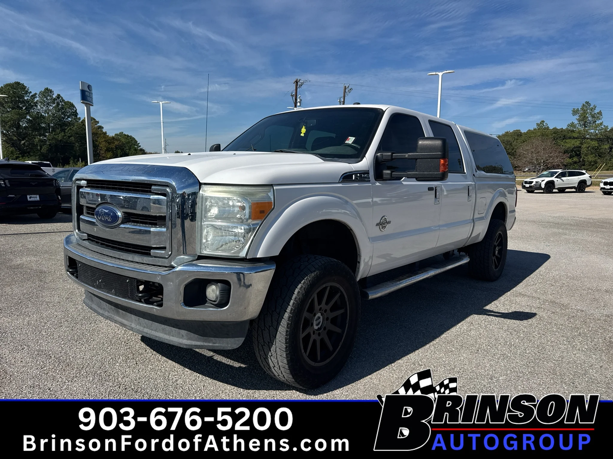 Used 2014 White Platinum Tri-Coat Metallic Ford Lariat image 1