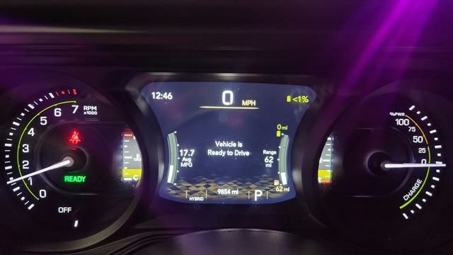 Used 2025 Gray Jeep Sahara 4xe image 10