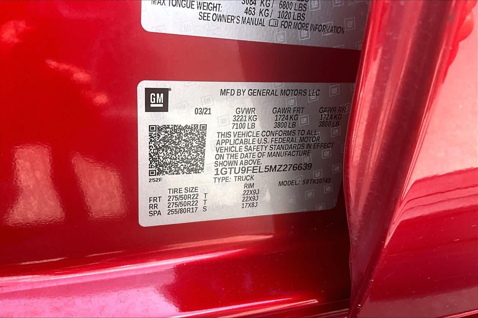 Used 2021 Cayenne Red Tintcoat GMC Denali image 71