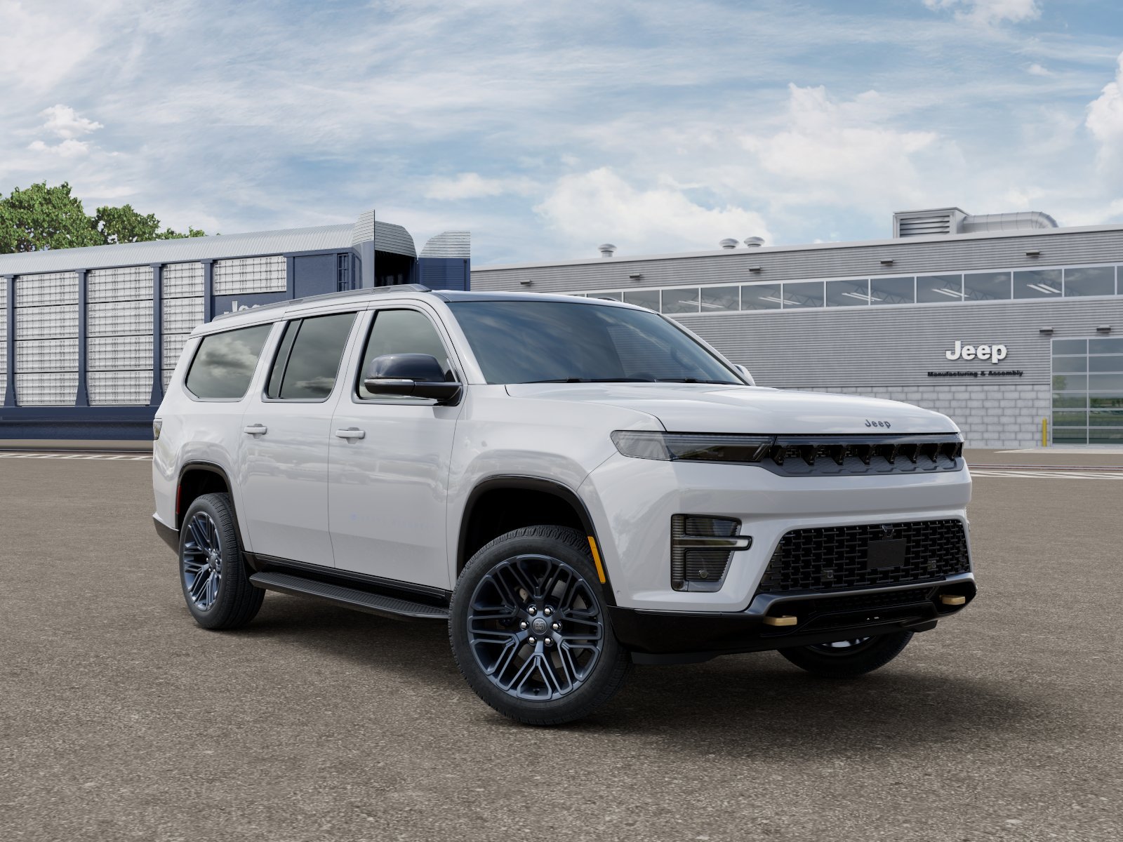 New 2026 Bright White Clear-Coat Exterior Paint Jeep  image 3