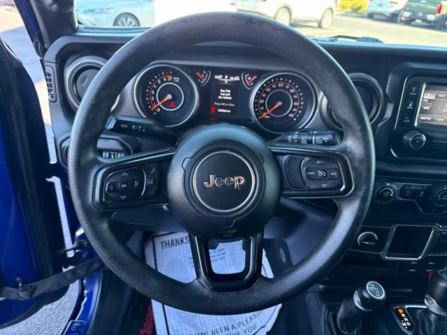 Used 2018 Blue Jeep Unlimited Sport image 22