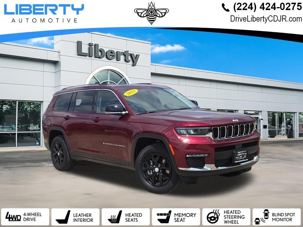 Certified Used 2023 Red Jeep Limited image 1