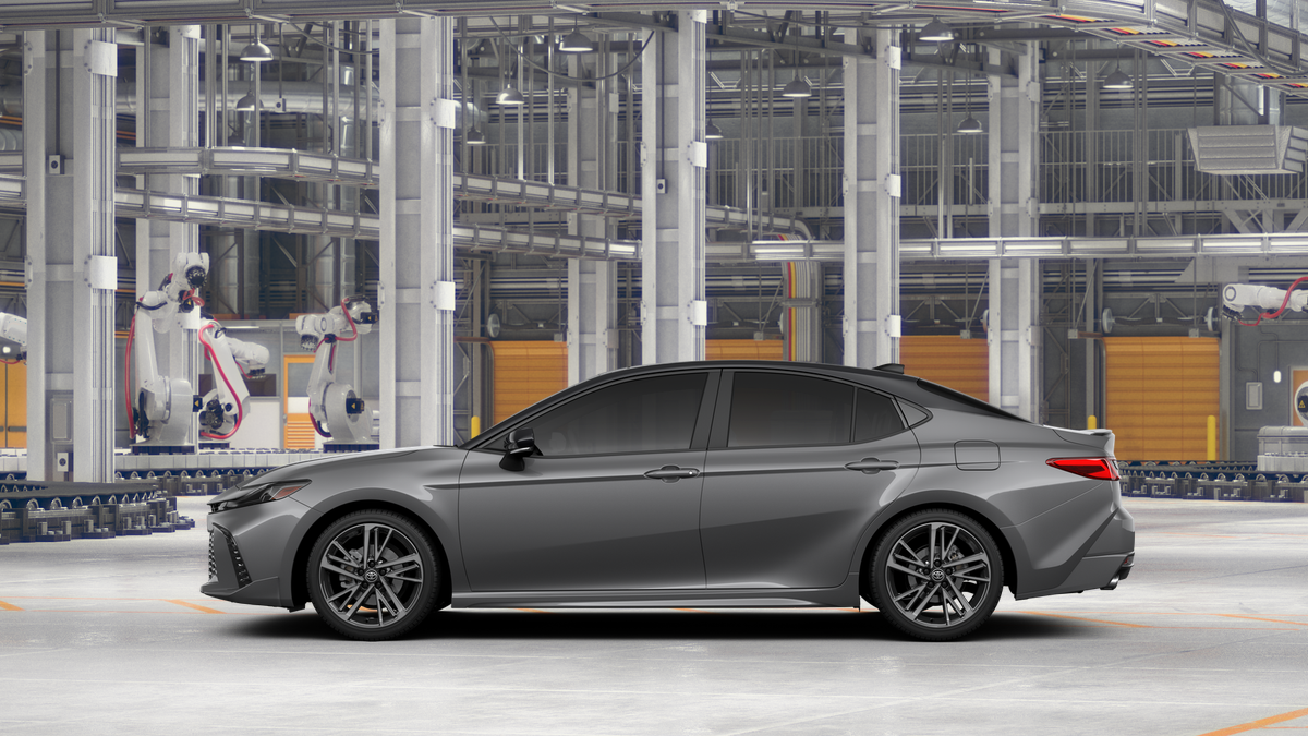 New 2026 Heavy Metal with Midnight Black Metallic roof Toyota XSE image 4
