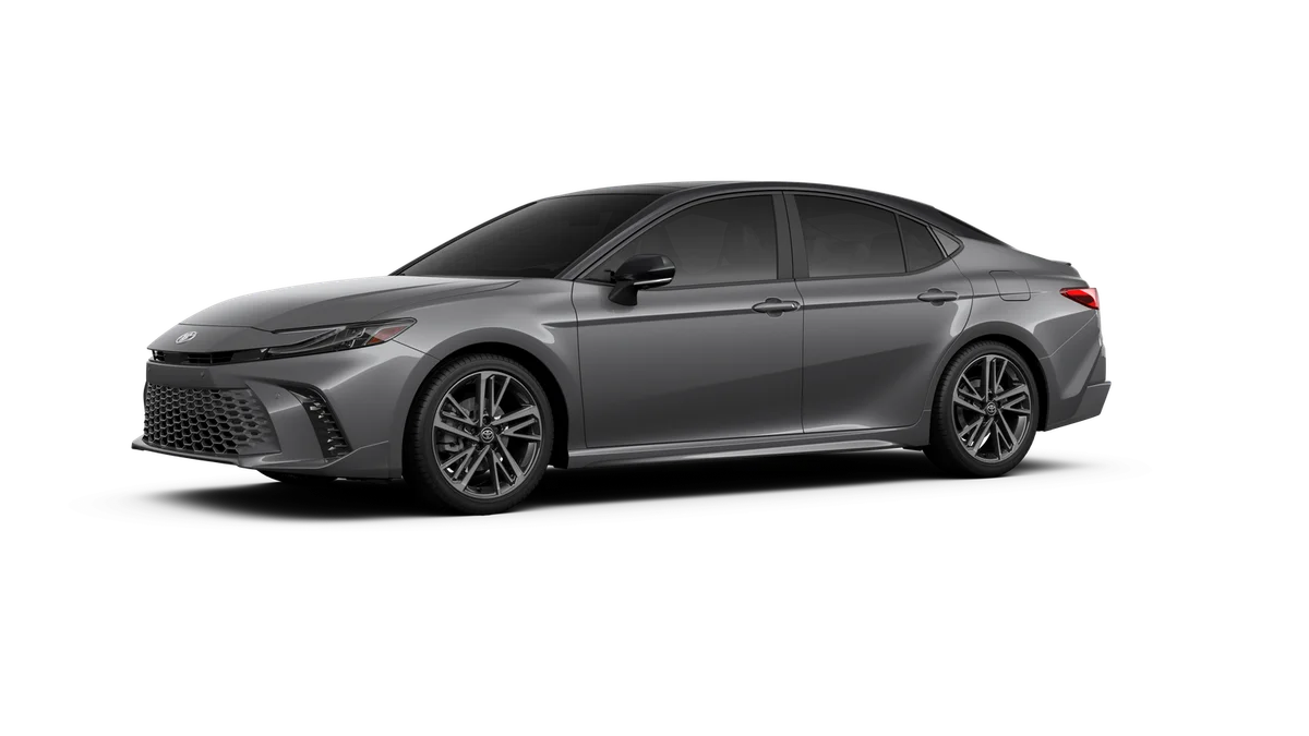 New 2026 Heavy Metal with Midnight Black Metallic roof Toyota XSE image 2