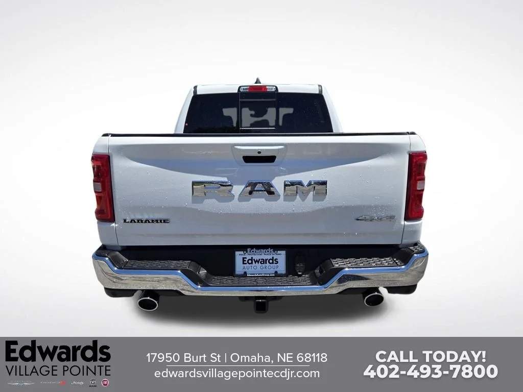New 2026 Bright White Clear-Coat Exterior Paint RAM Laramie image 4