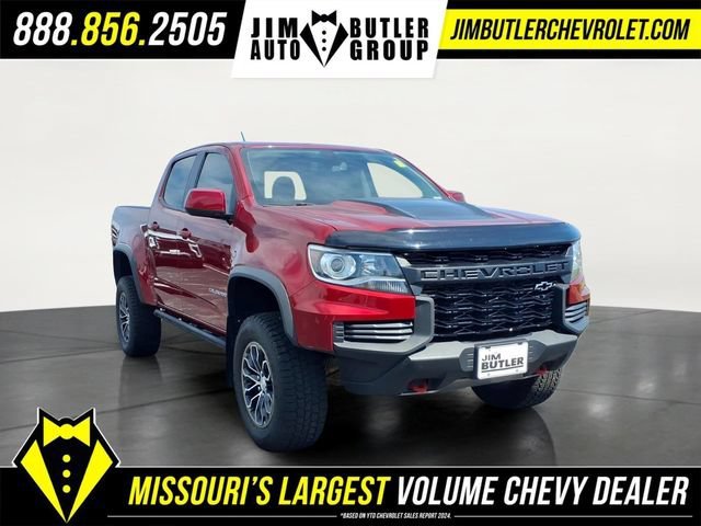 Used 2021 CHERRY RED TINTCOAT Chevrolet 4WD ZR2 image 24