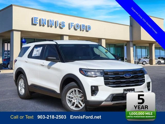 New 2026 Star White Metallic Tri-Coat Ford Active image 1