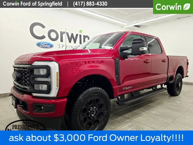 New 2026 Ruby Red Metallic Tinted Clearcoat Ford F-250® Lariat® image 1