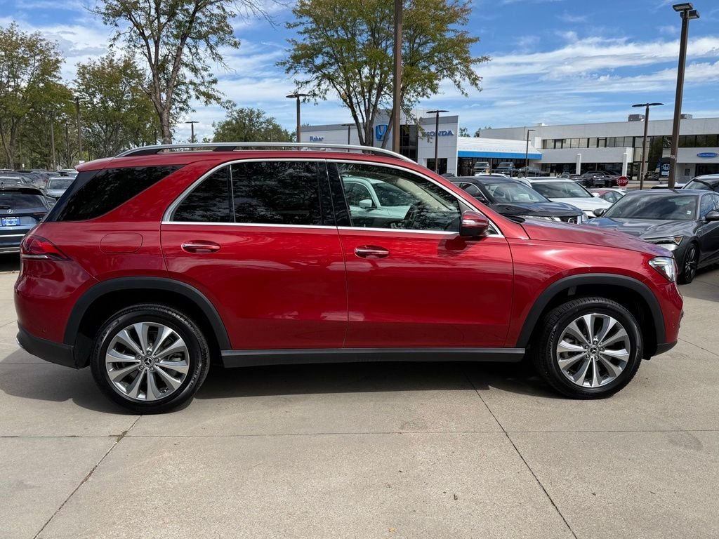 Used 2020 designo Cardinal Red Metallic Mercedes-Benz GLE 450 image 3